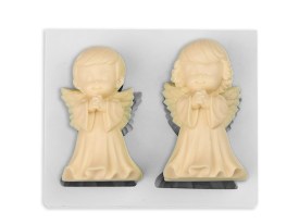 Molde silicona angelito y angelita